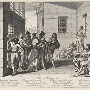 Visiting Prisoners, 1635. Creator: Abraham Bosse