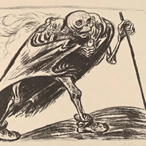 Wandering Death, 1923. Creator: Ernst Barlach
