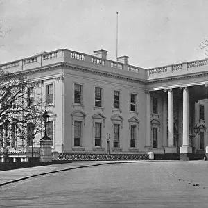 The White House, Washington D. C. c1897. Creator: Unknown
