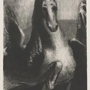 The Wing, 1893. Creator: Becquet (French); Odilon Redon (French, 1840-1916)