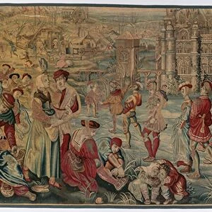 Winter: Skating Scene (From Set of Four Seasons), late 1600s - early 1700s. Creator