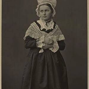 Woman in Lorraine Dress, c. 1860s-70s. Creator: Adolphe Braun (French, 1812-1877)