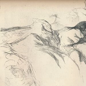 Woman Waking Up in Bed, 1896. Artist: Henri de Toulouse-Lautrec