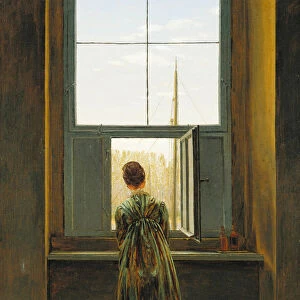 Woman at a Window, 1822. Artist: Friedrich, Caspar David (1774-1840)