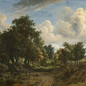 A Wooded Landscape, 1663. Creator: Meindert Hobbema