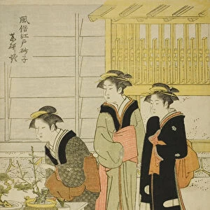 Yagenbori, from the series "Fashionable Sands of Edo (Fuzoku Edo sunago)", c