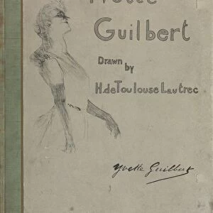 Yvette Guilbert-English Series: Cover, 1898. Creator: Henri de Toulouse-Lautrec (French