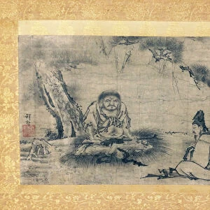 Zen Encounter (Niaoke Daolin and Bai Juyi), 16th century. Creator: Kenko Shokei