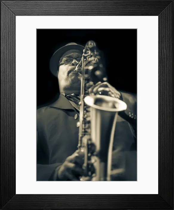 Framed Print : Jean Toussaint, 2014. Artist: Alan John Ainsworth Framed Print : Jean Toussaint, 2014. Artist: Alan John Ainsworth