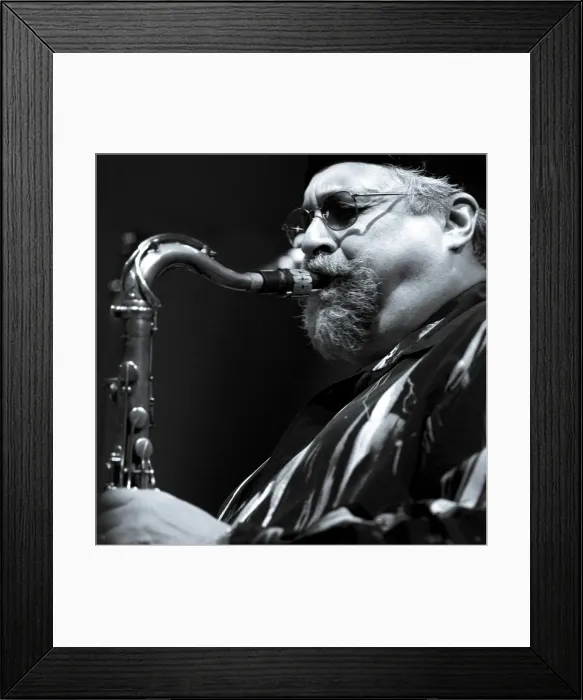 Framed Print : Joe Lovano, 2014. Artist: Alan John Ainsworth Framed Print : Joe Lovano, 2014. Artist: Alan John Ainsworth