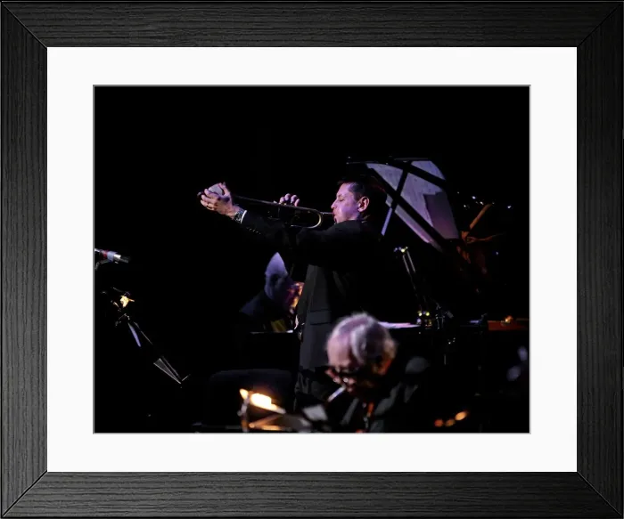 Framed Print : Guy Barker, 2008. Artist: Alan John Ainsworth Framed Print : Guy Barker, 2008. Artist: Alan John Ainsworth