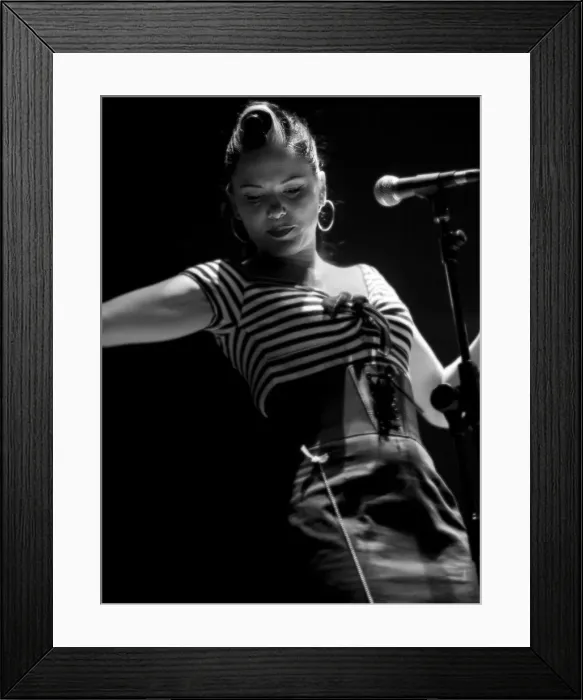Framed Print : Imelda May, 2009. Artist: Alan John Ainsworth Framed Print : Imelda May, 2009. Artist: Alan John Ainsworth