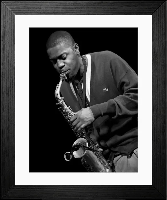 Framed Print : Soweto Kinch, 2008. Artist: Alan John Ainsworth Framed Print : Soweto Kinch, 2008. Artist: Alan John Ainsworth