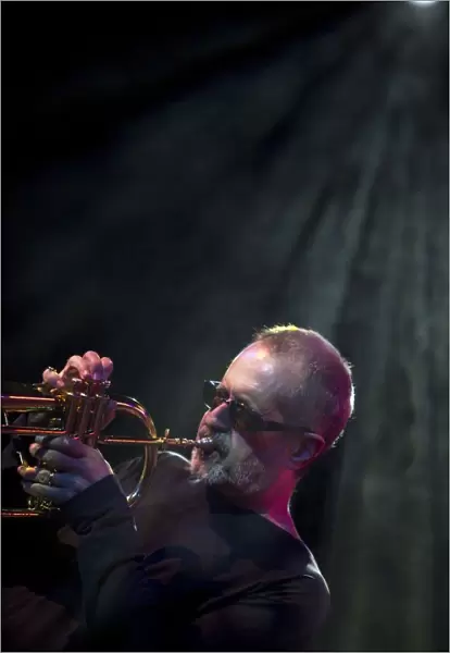 Trumpeter Walt Fowler, 2017. Artist: Alan John Ainsworth