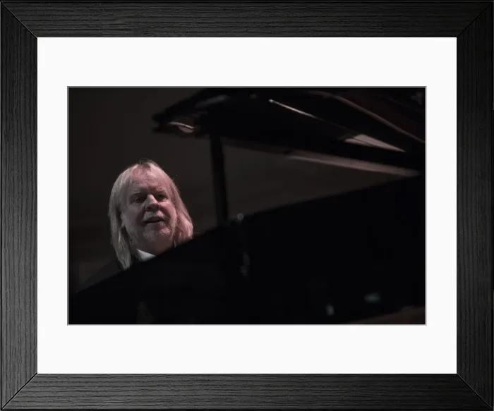 Framed Print : Rick Wakeman, 2017. Artist: Alan John Ainsworth