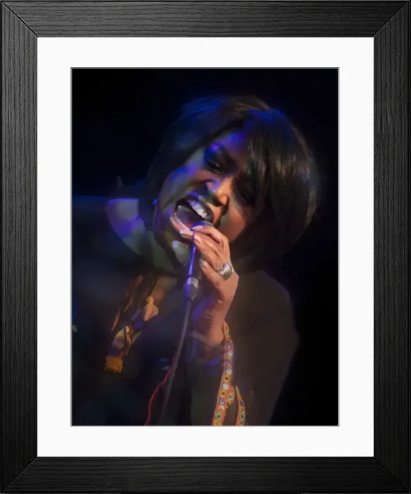 Framed Print : Mica Paris, 2017. Artist: Alan John Ainsworth Framed Print : Mica Paris, 2017. Artist: Alan John Ainsworth