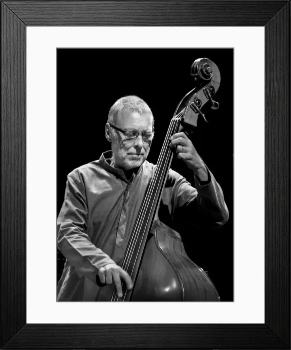 Framed Print : Dave Holland, 2017. Artist: Alan John Ainsworth Framed Print : Dave Holland, 2017. Artist: Alan John Ainsworth