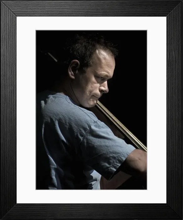 Framed Print : Alec Dankworth, 2008. Artist: Alan John Ainsworth Framed Print : Alec Dankworth, 2008. Artist: Alan John Ainsworth