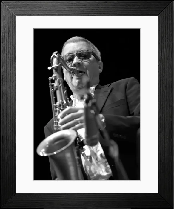 Framed Print : Andy Sheppard, 2008. Artist: Alan John Ainsworth Framed Print : Andy Sheppard, 2008. Artist: Alan John Ainsworth