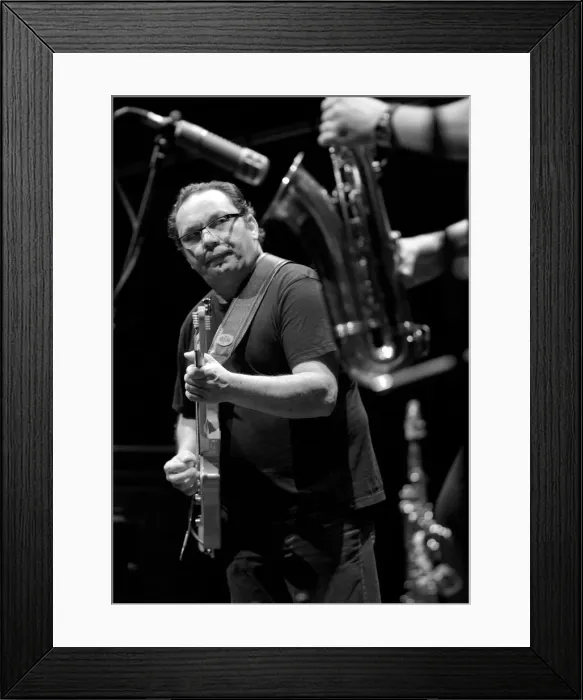 Framed Print : Bireli Lagrene, 2012. Artist: Alan John Ainsworth Framed Print : Bireli Lagrene, 2012. Artist: Alan John Ainsworth