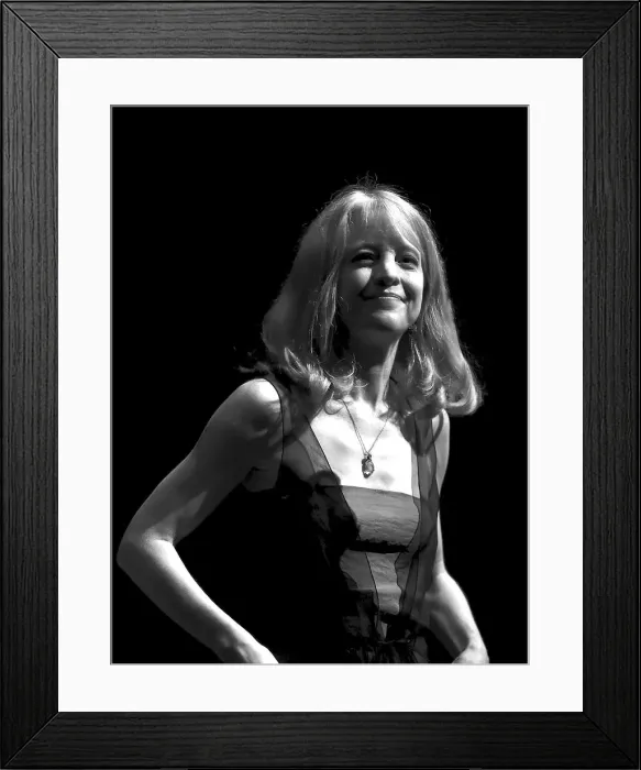 Framed Print : Maria Schneider, 2008. Artist: Alan John Ainsworth
