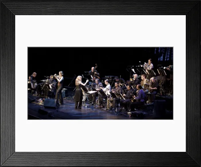 Framed Print : Maria Schneider, 2008. Artist: Alan John Ainsworth Framed Print : Maria Schneider, 2008. Artist: Alan John Ainsworth