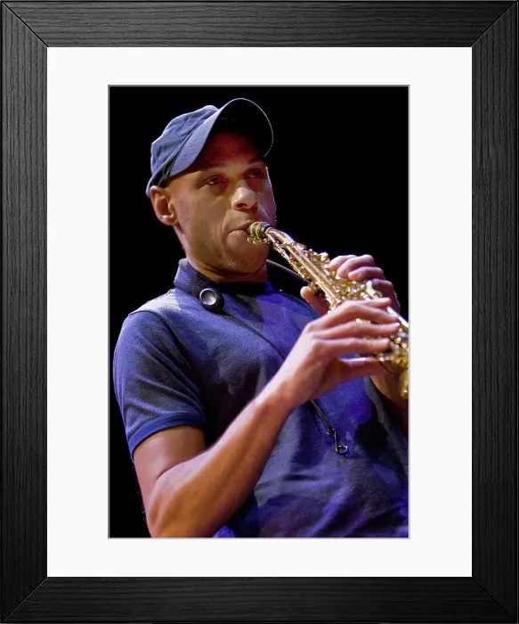 Framed Print : Joshua Redman, 2009. Artist: Alan John Ainsworth Framed Print : Joshua Redman, 2009. Artist: Alan John Ainsworth