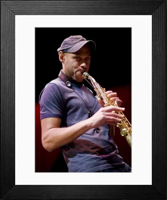 Framed Print : Joshua Redman, 2009. Artist: Alan John Ainsworth Framed Print : Joshua Redman, 2009. Artist: Alan John Ainsworth
