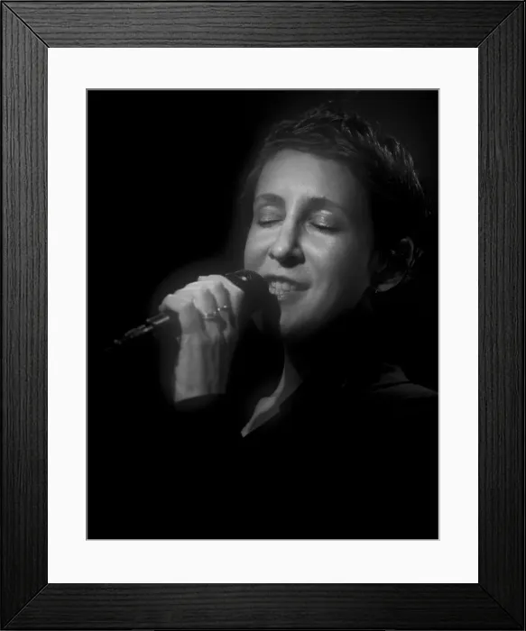 Framed Print : Stacey Kent, 2009. Artist: Alan John Ainsworth Framed Print : Stacey Kent, 2009. Artist: Alan John Ainsworth