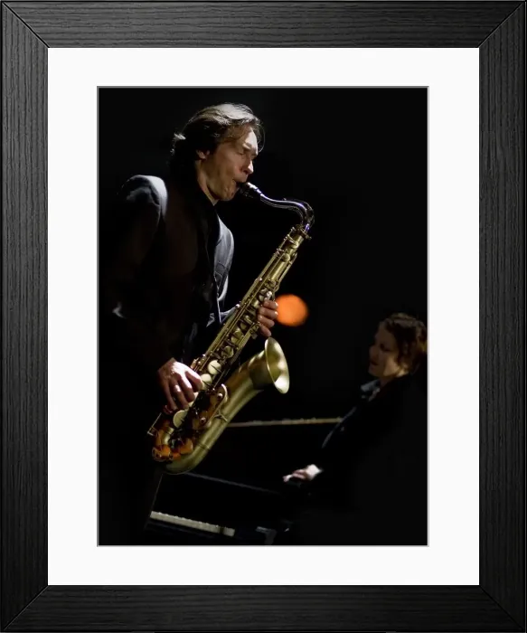 Framed Print : Jim Tomlinson, 2009. Artist: Alan John Ainsworth Framed Print : Jim Tomlinson, 2009. Artist: Alan John Ainsworth