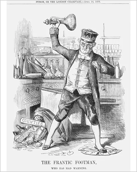 The Frantic Footman, who has had Warning, 1859