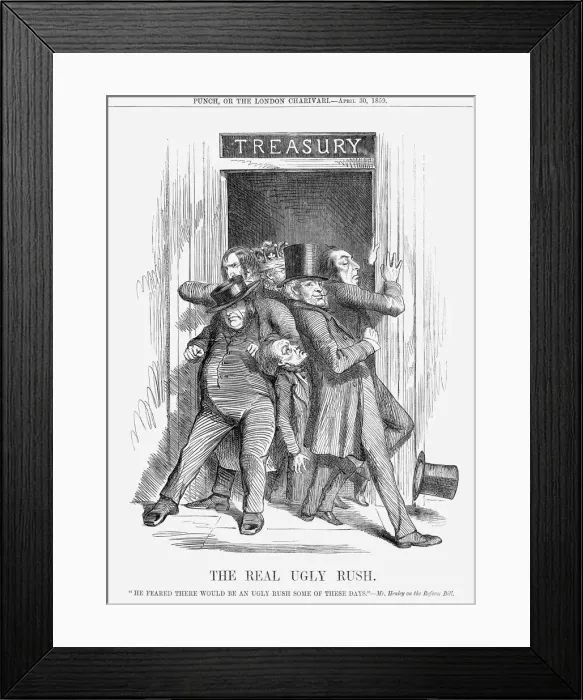 Framed Print : The Real Ugly Rush, 1859 Framed Print : The Real Ugly Rush, 1859