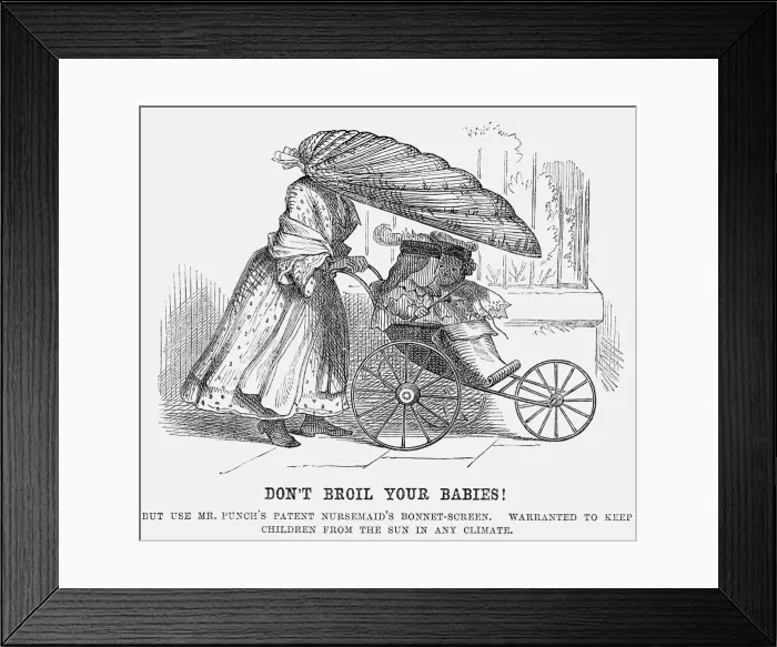 Framed Print : Don t Broil your Babies!, 1859 Framed Print : Don t Broil your Babies!, 1859