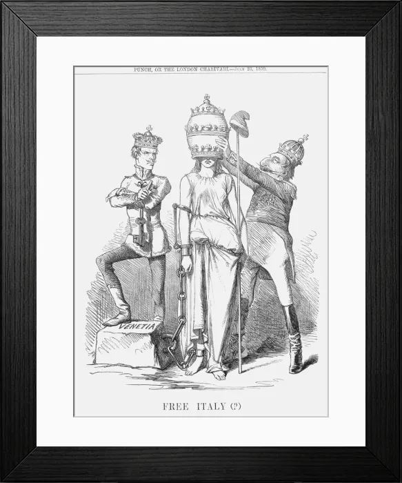 Framed Print : Free Italy (?), 1859 Framed Print : Free Italy (?), 1859