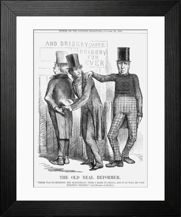 Framed Print : The Old Real Reformer, 1859 Framed Print : The Old Real Reformer, 1859