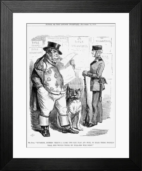 Framed Print : Invasion, indeed!... 1859 Framed Print : Invasion, indeed!... 1859