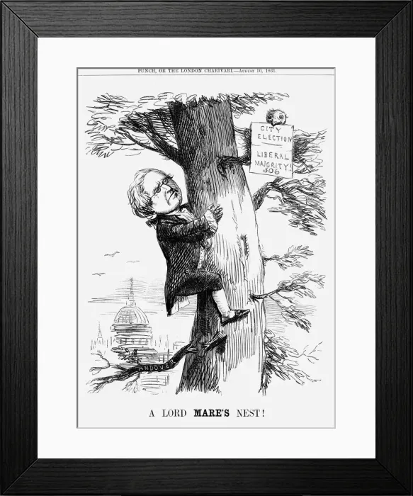 Framed Print : A Lord Mares Nest!, 1859 Framed Print : A Lord Mares Nest!, 1859