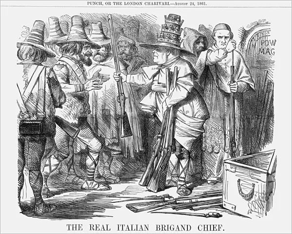 The Real Italian Brigand Chief, 1861