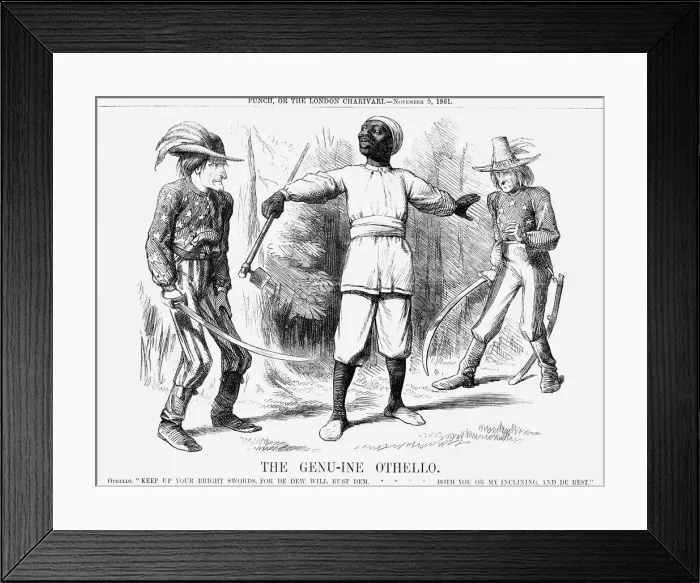 Framed Print : The Genu-ine Othello, 1861 Framed Print : The Genu-ine Othello, 1861