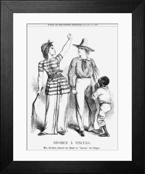 Framed Print : Divorce A Vinculo, 1861 Framed Print : Divorce A Vinculo, 1861
