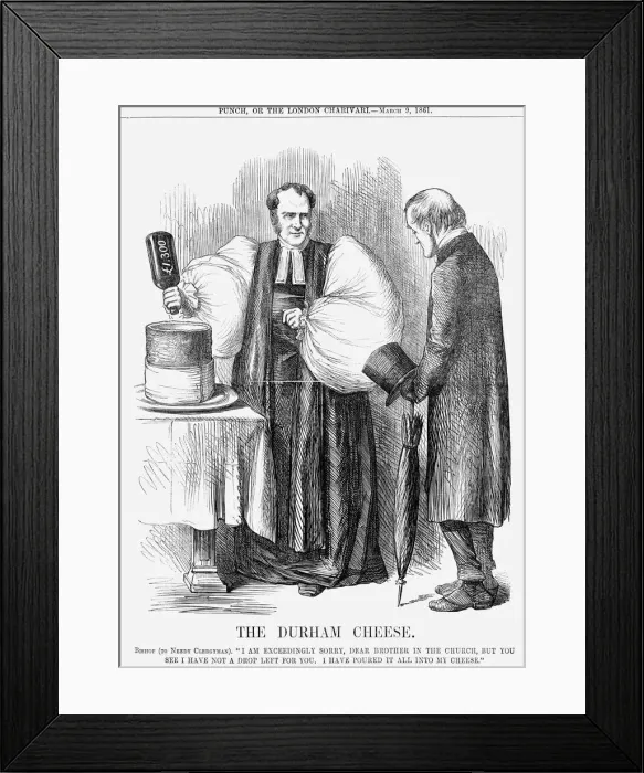 Framed Print : The Durham Cheese, 1861 Framed Print : The Durham Cheese, 1861