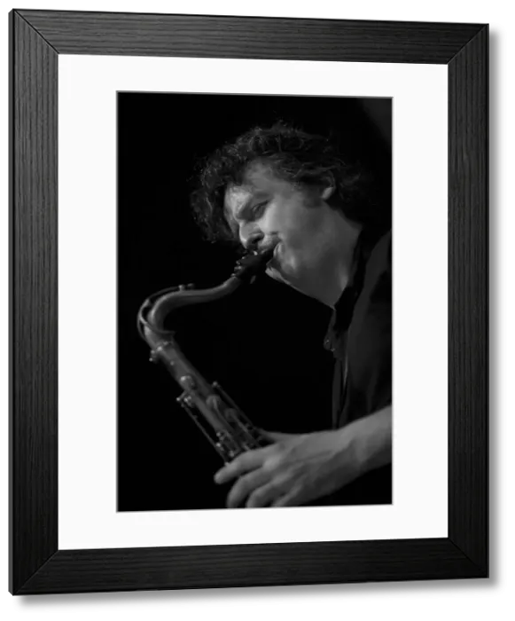 Framed Print : Julian Siegel, 2010. Artist: Alan John Ainsworth Framed Print : Julian Siegel, 2010. Artist: Alan John Ainsworth