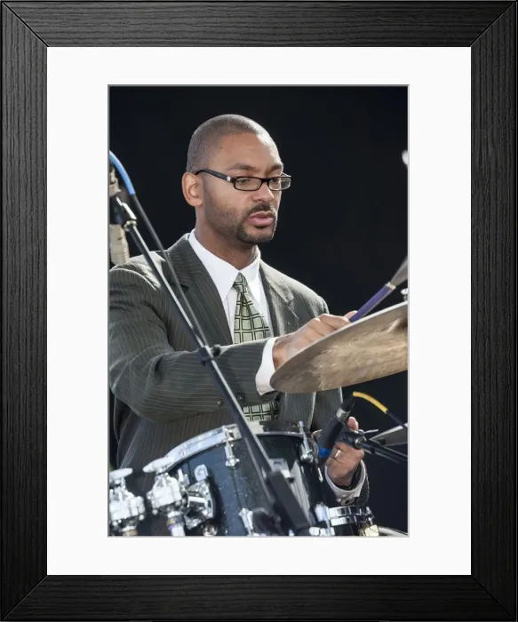 Framed Print : Jason Marsalis, 2009. Artist: Alan John Ainsworth Framed Print : Jason Marsalis, 2009. Artist: Alan John Ainsworth