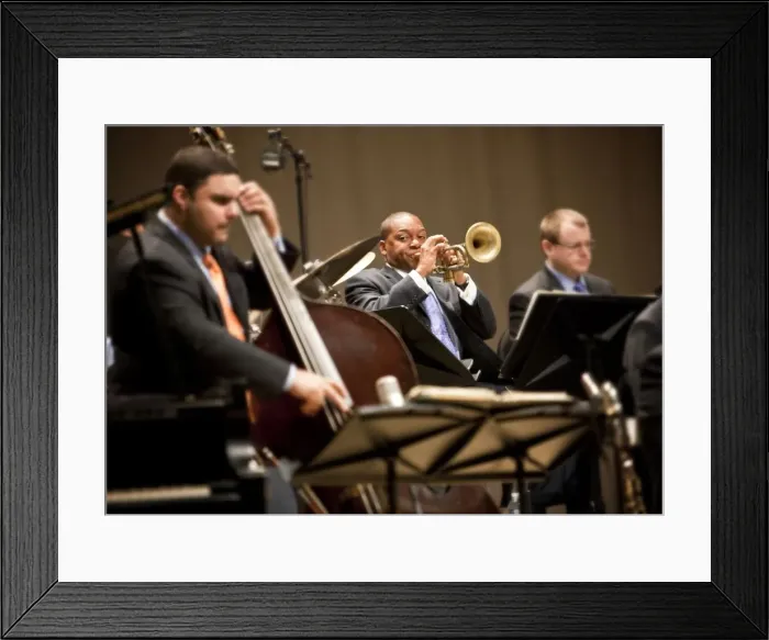 Framed Print : Wynton Marsalis, 2010. Artist: Alan John Ainsworth Framed Print : Wynton Marsalis, 2010. Artist: Alan John Ainsworth