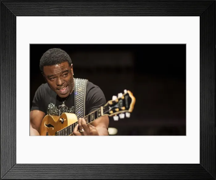 Framed Print : Norman Brown, 2010. Artist: Alan John Ainsworth Framed Print : Norman Brown, 2010. Artist: Alan John Ainsworth
