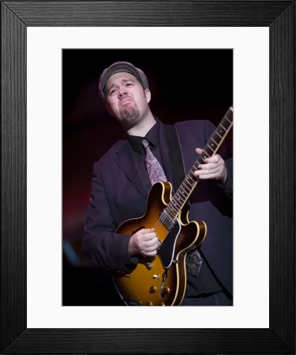 Framed Print : Eric Krasno, 2010. Artist: Alan John Ainsworth Framed Print : Eric Krasno, 2010. Artist: Alan John Ainsworth