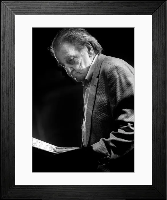 Framed Print : Stan Tracey, 2011. Artist: Alan John Ainsworth Framed Print : Stan Tracey, 2011. Artist: Alan John Ainsworth