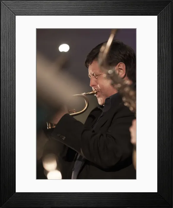 Framed Print : Guy Barker, 2011. Artist: Alan John Ainsworth Framed Print : Guy Barker, 2011. Artist: Alan John Ainsworth