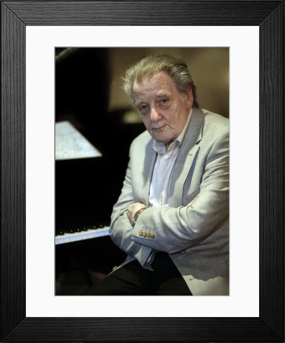 Framed Print : Stan Tracey, 2011. Artist: Alan John Ainsworth Framed Print : Stan Tracey, 2011. Artist: Alan John Ainsworth
