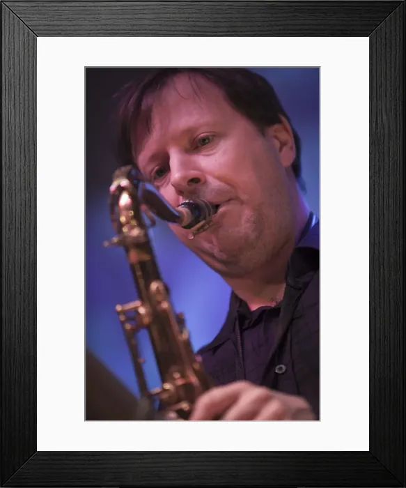 Framed Print : Chris Potter, 2011. Artist: Alan John Ainsworth Framed Print : Chris Potter, 2011. Artist: Alan John Ainsworth